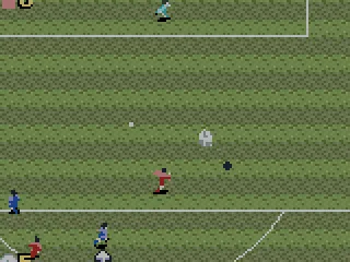 The ball is in the air.