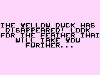 The yellow duck has disappeared.