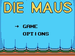 Title screen and main menu