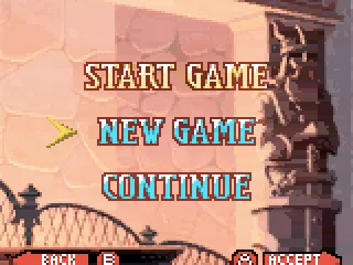 New game or continue?