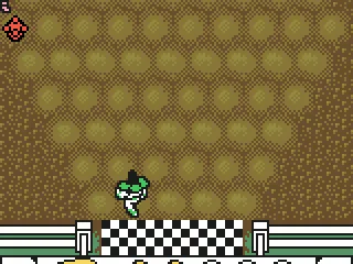 I made it to the end of the level.