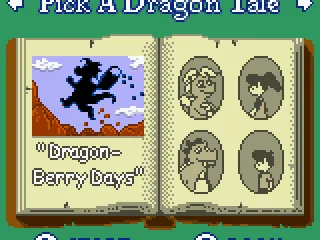 The story selection screen.