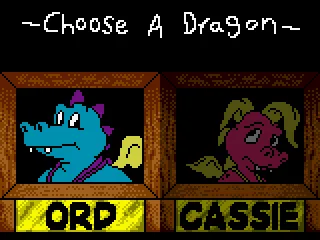 Character select screen.