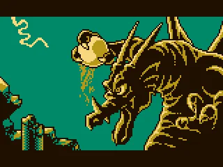 Dragon Warrior I opening movie on Super Game Boy