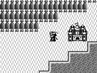 Dragon Warrior I overworld on GB