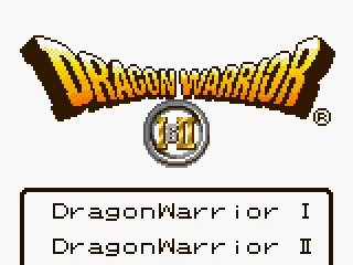 Title screen on Game Boy Color