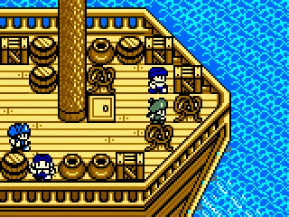 The game starts on a ship...