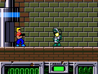 Enemy in special suit