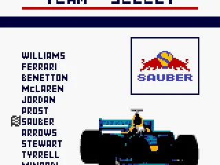 Team selecting. I'm picking this one; if you squint the front of the car looks like a cobra :D