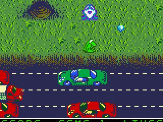 He's here, telling you to enter the hole