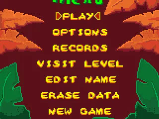Main menu