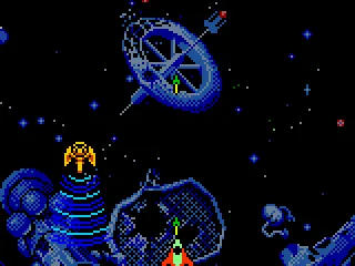 Some sort of beam... don't get hit by it!