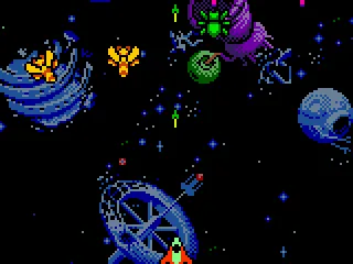 Yellow means they have been damaged, only one hit will be needed to destroy.