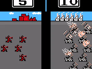 Troops has a trouble.