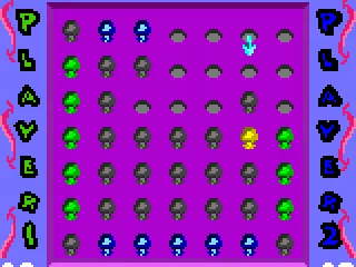 Take on the computer in Peg Duel.