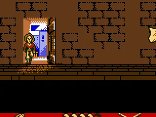 Entering the house...