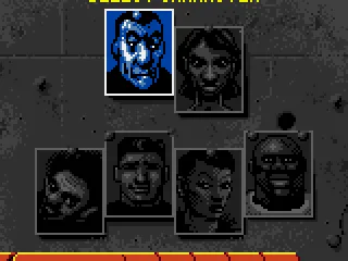 Choosing a character.