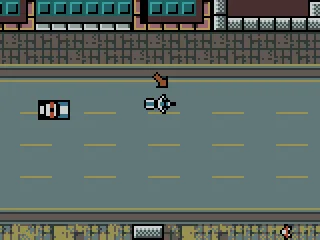 A police car pursuing you