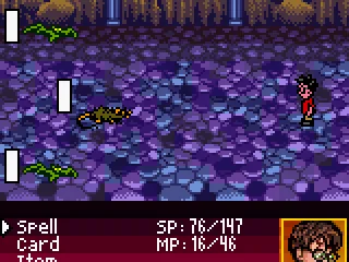 A typical fight in the game.