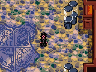 Harry in the Foyer of Hogwarts.