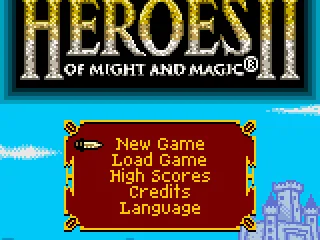 Title screen / Main menu.