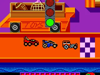 The starting grid - racing will begin... now!