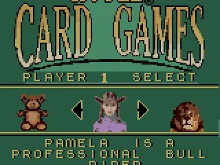 Selecting a character