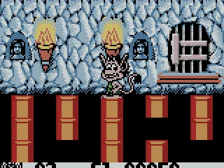 Jumping over platforms.