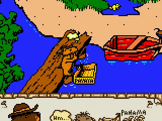 the bear finds the banana chest from Panama