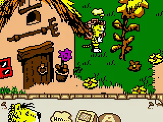 Tiger has to press the A Button to pick up something