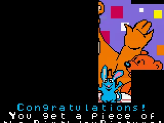 The puzzle before it is complete. (A complete puzzle can take 30 minutes or less)