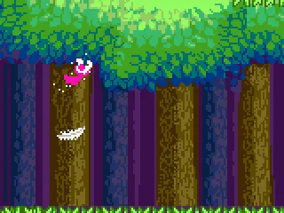 As a feather, you must catch fairies in Fairytale Forest.