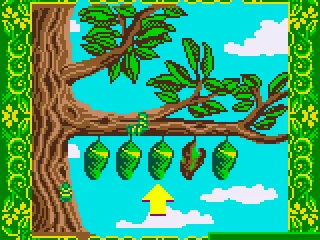 Help caterpillars transform into butterflies in Butterfly Magic.