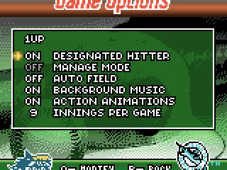 The Options selection