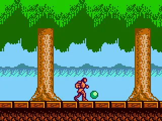 Castlevania - The exploded candle leaves a health pick up