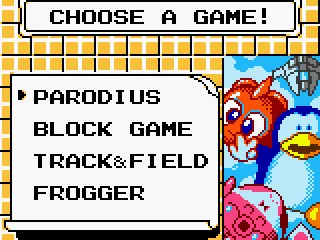 Choose which of the four games you want to play