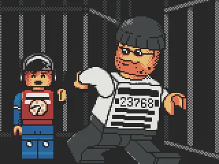 He got out using a Pizza???