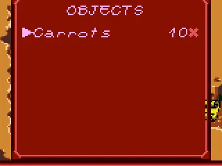 Carrots, a healthy object.