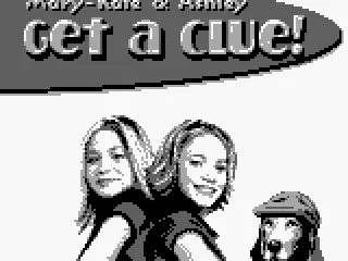 Title screen on black & white Game Boy