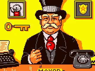 The mayor of the city