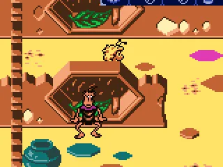 A room with resting places