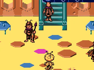 After finding its scoop, a working bee will take us past the guard.