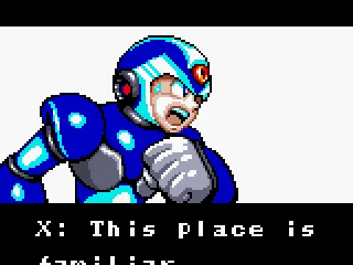 Cut-scene  X remembers the past for a moment... ;-\