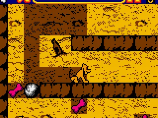 Pluto's mini-game involves collecting all the bones then quickly heading for the exit