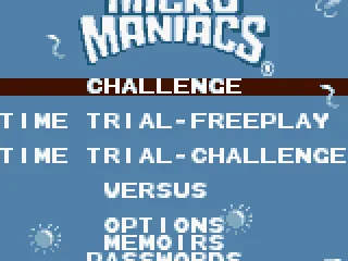 Main Menu