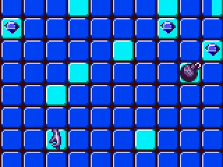 Jewel Chase - The route get less and less obvious as the game progresses