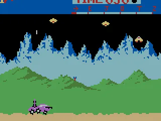 Moon Patrol: Aliens to blast.