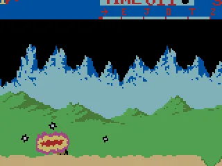 Moon Patrol: Crashed.