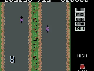 Spy Hunter:  Road has split.