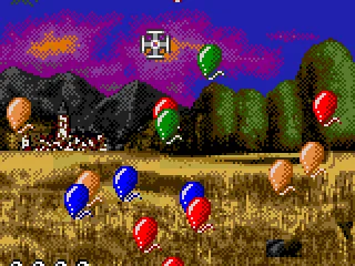 Die Moorballons - need to hit red balloons for points